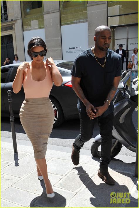 kim kardashian flaunt her assets in form fitting outfit in paris photo 3117203 kanye west