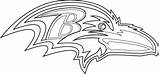 Ravens Baltimore Coloring Pages Getdrawings sketch template