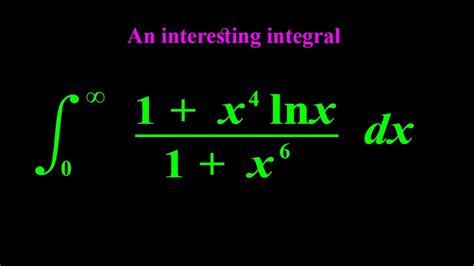 interesting integral youtube