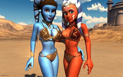 Rule 34 1girl 2012 2girls 3d Aayla Secura Ahsoka Tano