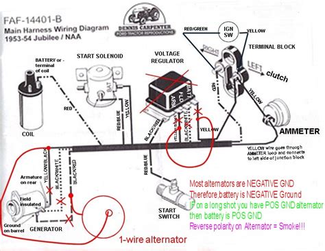 wiring diagram   ford jubilee  alternator wiring diagram pictures