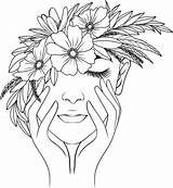 Mandala Leinwand Blumen Ausdrucken Selbstgemachte Aout Defi Esempio Disegno sketch template