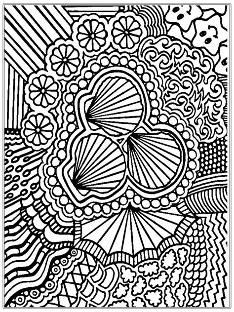 abstract art coloring pages  adults  getdrawings