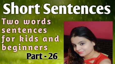 short sentences  beginners  kids  word sentences youtube