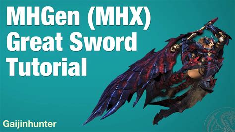 Monster Hunter Generations Mhx Great Sword Tutorial