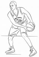 Curry Coloring Stephen Pages Nba Printable Drawing Inspired Albanysinsanity 1186 Published May sketch template