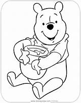 Pooh Winnie Disneyclips sketch template