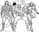 Hulk America Coloring Pages Captain Letscolorit Thor Ironman Iron Man Marvel Super sketch template