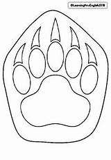 Bear Paw Polar Print Size Patterns Draw Life Hand Native Paws American Beading Drawing Measurement Printable Applique Template Pattern Beadwork sketch template