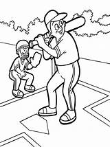 Baseball Coloring Pages Printable Kids Colouring Worksheets sketch template