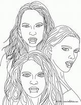 Coloring Pages Vampire Creatures Mythological Mythical Ages Baby Popular Vampires Library Books Coloringhome sketch template