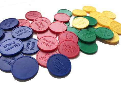 house point tokens    range  colours great