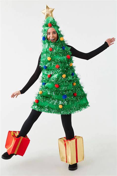 Decorated Holiday Tree Dress Forever 21 Disfraces Navideños