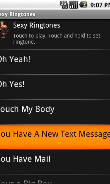 looking for a porn app try sexy ringtones