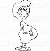 Pregnant Woman Clipart Girl Drawing Lady Pregnancy Cartoon Clip Coloring Mom Pages Getdrawings Template Leishman Clipartlook Pleasant sketch template