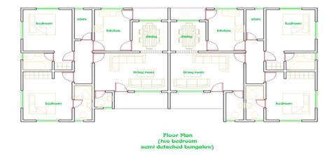 bedroom semi detached bungalow floor plans home ideas decor floor plans bungalow decor
