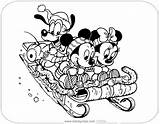 Disneyclips Dumbo Sledding sketch template