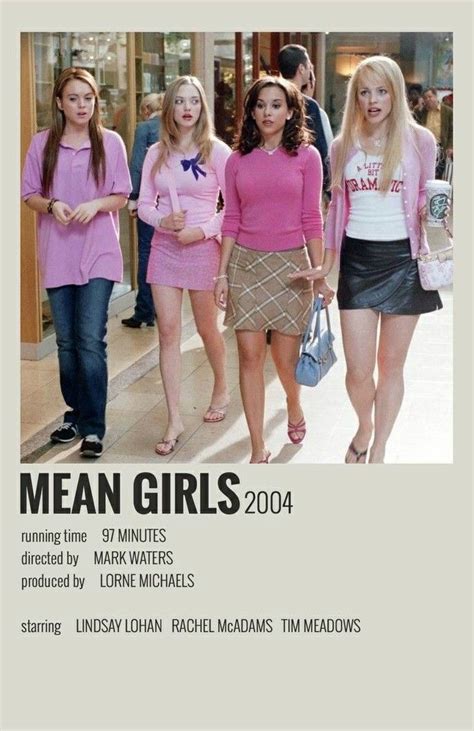 Mean Girls Poster Iconic Movie Posters Film Posters Vintage Iconic