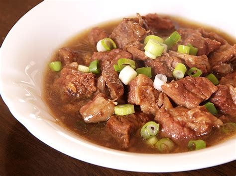 stewed beef brisket  chu hou sauce ang sarap