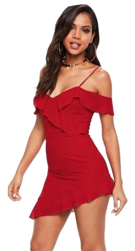 Missguided Red Sexy Short Casual Dress Size 6 S Tradesy