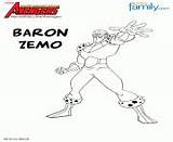 Hulk Captain Baron Zemo sketch template