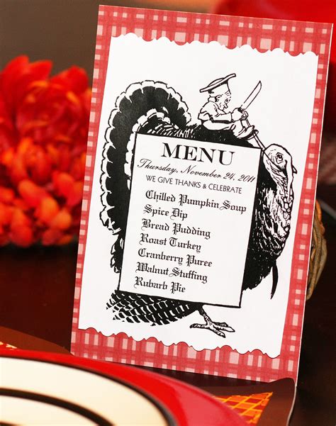 printable thanksgiving menu card vintage clipart call  victorian