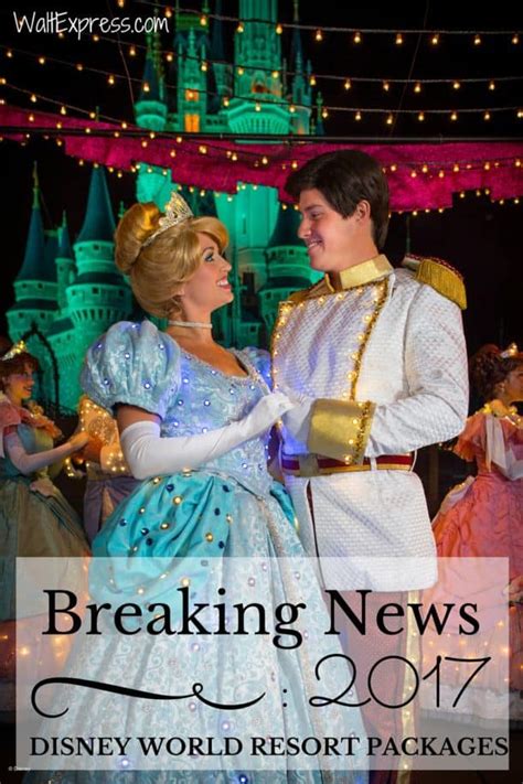 breaking news  disney world resort packages