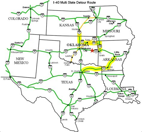 interstate  map