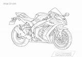 Ninja Zx 10r Krt Khi Kawasakiworld sketch template