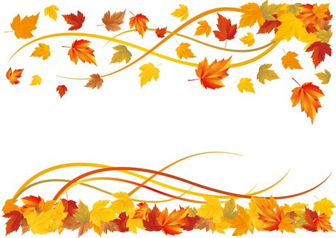 clipart fall border templates   cliparts  images