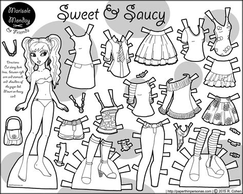 printable princess paper dolls  clothes baby paper doll