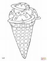 Coloring Ice Cream Pages Desserts Printable Space Cone Drawing Colouring Color Lollipops Kids Line Paper Print Needle Seattle Getdrawings Popular sketch template