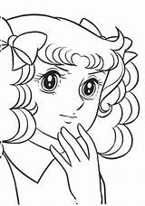 Candy Anime Coloring Pages Template sketch template
