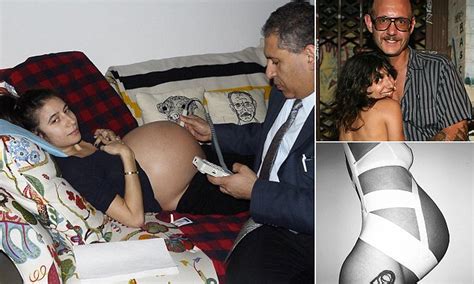 terry richardson snaps intimate image of his pregnant girlfriend getting a scan from the doctor