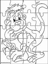 Puzzles Kids Printable Jigsaw Coloring Animals Pages Cut Animal Drawing Printables Activities Para Colorir Escolha Pasta Getdrawings Actividades Children sketch template