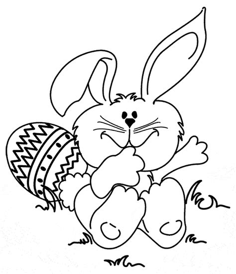 easter bunny rabbit template clipart