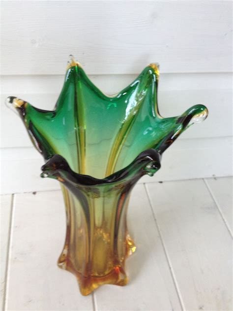 Vintage Murano Glass Tree Form Vase Murano Glass Venetian Glass
