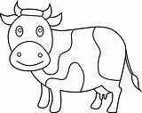Cows Lineart Sweetclipart Coloring Criss Cliparting Hallow Clipartix Gclipart sketch template