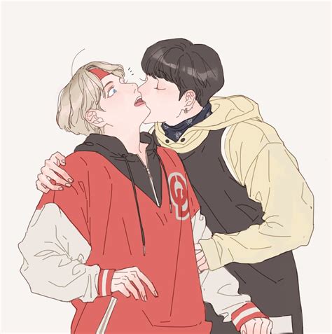 shipping vkook so hard right now with images vkook fanart
