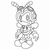 Charmy Colorir sketch template
