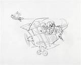 Muttley Dastardly Machines Flying Takamoto Barbera Hanna Their Iwao 1991 Illustration Bookmark sketch template