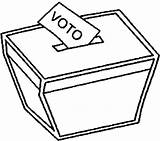 Election Vote Ballot sketch template