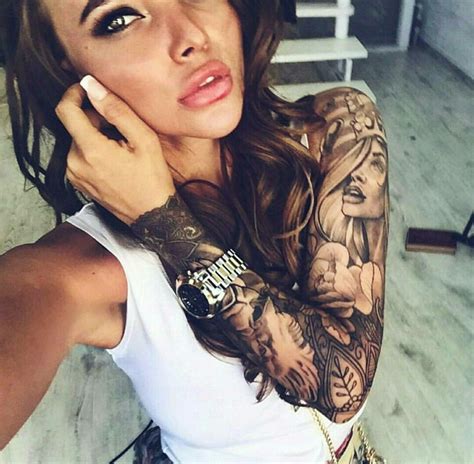 tattoo girls girls with sleeve tattoos girl tattoos tattoos for guys