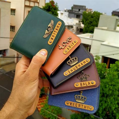 customized leather men wallet personalised men wallet homafy