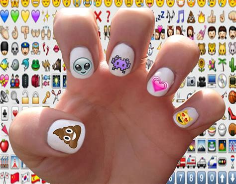 Emoji Nail Decals 5 Emoji Ts Popsugar Tech Photo 14