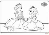 Coloring Sofia Amber Pages Princess Printable Drawing sketch template