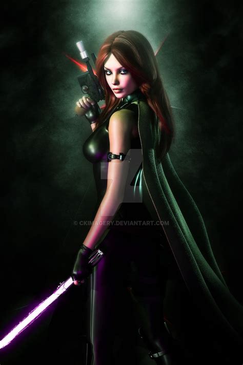 ~ mara jade ~ mara jade dark warrior 3d girl