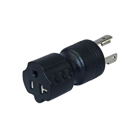 conntek   p      amp  volt generator plug adapter  black  bk