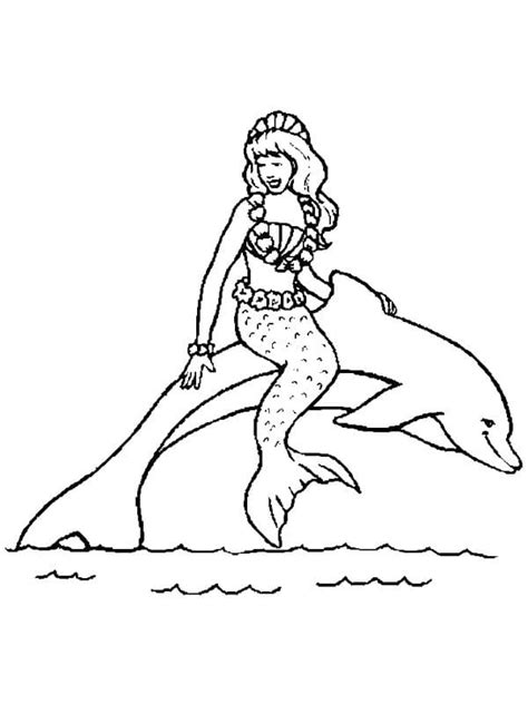 coloring pages  dolphins  mermaids  coloring page