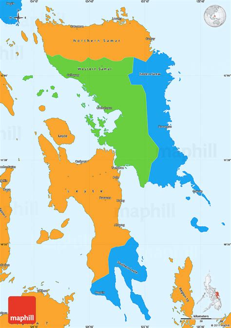 political simple map  region
